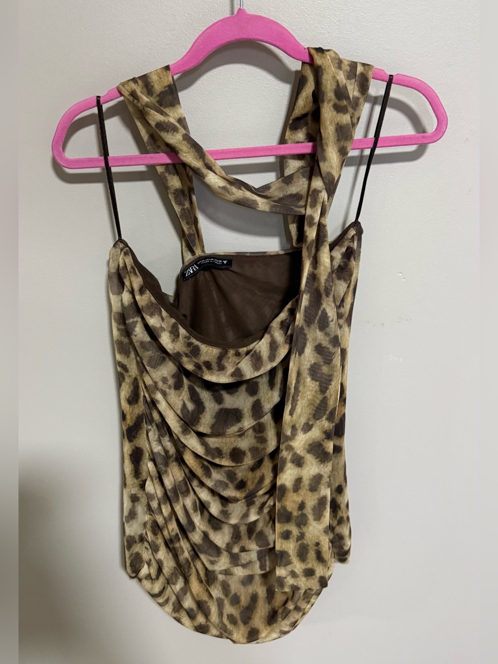 Zara leopard top